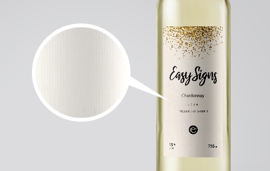 Cream Textured Labels