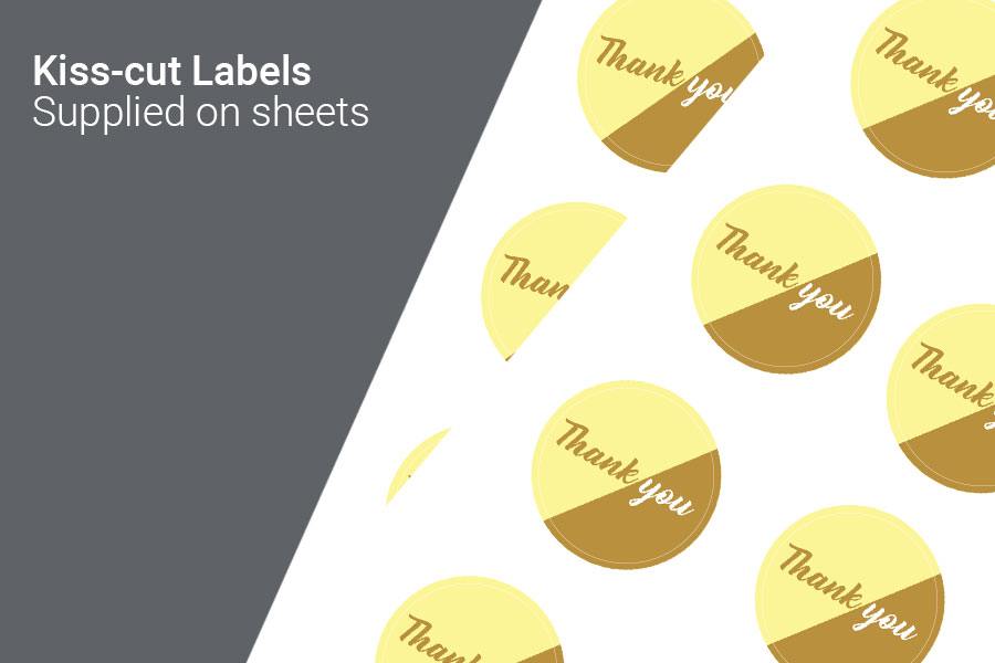 Kiss-cut Labels
