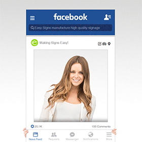 Facebook Selfie Cut-Out