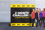 Straight Stretch Fabric Media Wall - 2400mm W x 2200mm H