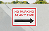 Parking Sign - Large 500mm W x 400mm H