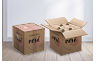 2 Bottle Kraft Wine Shipping Box